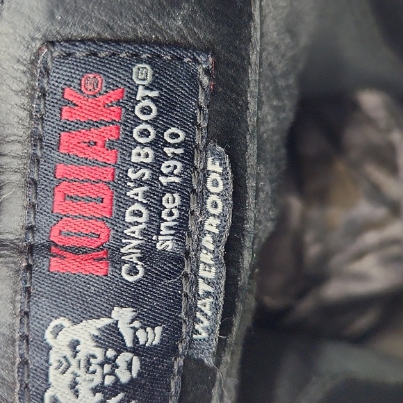 KODIAK LEATHER BLACK BOOTIES - Picture 4 of 8